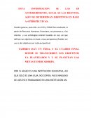 ESTA INFORMACION SE LAS DI ANTERIORMENTE, IGUAL SE LAS REENVIO, AQUI SE DETERMINAN OBJETIVOS EN BASE A 4 PERSPECTIVAS.