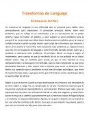 Tema- Transtornos del lenguaje.