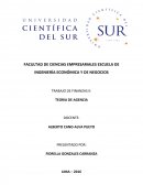 Una Teoria de agencia.