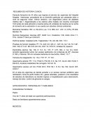 Un Resumen de historia clinica.