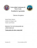 Valoración de cloro comercial