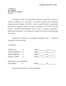 LA SOLICITUD DE DESMALEZADORA.