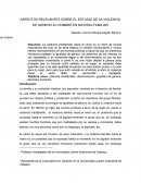 Violencia intrafamiliar hacia el varon.