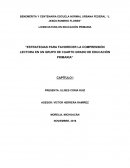 “ESTRATEGIAS PARA FAVORECER LA COMPRENSIÓN LECTORA EN UN GRUPO DE CUARTO GRADO DE EDUCACIÓN PRIMARIA”.