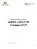 Energía geotermica.