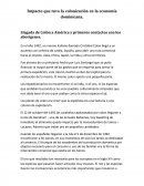 Impacto que tuvo la colonización.