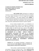 La QUINTA SALA REGIONAL METROPOLITANA