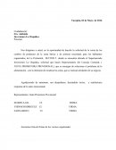 Tema- El Oficio de solicitud de combos.