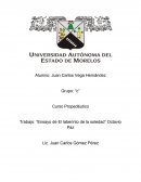 LABERINTO DE LA SOLEDAD DE OCTAVIO PAZ