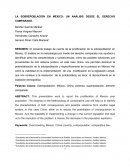 LA SOBREPOBLACIÓN EN MÉXICO: UN ANÁLISIS DESDE EL DERECHO COMPARADO.