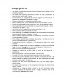 Masaje geriatrico