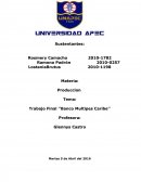 Trabajo Final ’’Banco Multipes Caribe’’