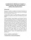 ELABORACION DE COMPOSTAJE UTILIZANDO LA PLANTA OCEANICA COMO FERTILIZANTE EN LA AGRICULTURA