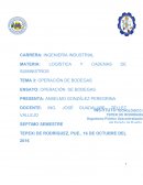 OPERACIÓN DE BODEGAS.