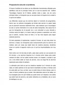 Propuesta de solucion al problema