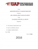 TALLER DE ATENCION AL CLIENTE