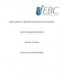 Reporte de taller de laboratorio de operación de entretenimiento.