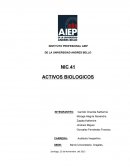 Activos biologicos. La norma internacional de contabilidad NIC 41
