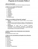 Economia Politica - Tarea.