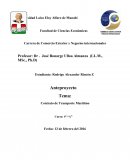 Contrato de transporte marítimo de mecansias.