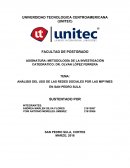 Uso de las redes sociales en las Mipymes en Honduras.