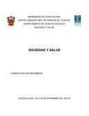 En el presente trabajo expongo los conocimientos aprendidos a través del semestre 2016"B" en la materia de Sociedad y salud..