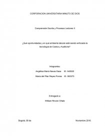 Comprensión Escrita y Procesos Lectores II. Página 1