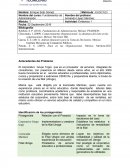 Fundamentos de Administración. Evidencia 1