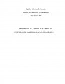 PREVENCION DEL CÁNCER DE MAMA EN LA COMUNIDAD DE SAN LUIS MARACAY – EDO-ARAGUA