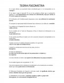 TEORIA PSICOMETRIA