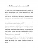 Beneficio de la Aplicación de las Normas ISO