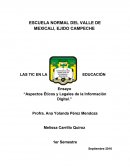 Aspectos éticos y legales de la información digital