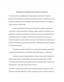 Herramientas y Fundamentos de las finanzas corporativas