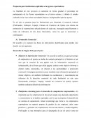 Propuesta para Instituciones aplicables a las pymes exportadoras
