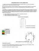 Diseñe un circuito que controle el funcionamiento de cuatro semáforos reales en un crucero (sincronizados), utilizando focos de 110 volts de Corriente Alterna a 60 watts.