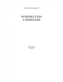 INTRODUCCION A HEIDEGGER.. Página 1