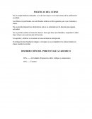 POLITICAS DEL CURSO.