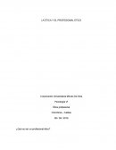 ÉTICA Y EL PROFESIONAL EICO.