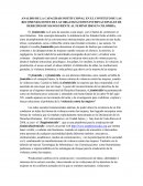ANALISIS DE LA CAPACIDAD INSTITUCIONAL EN EL CONTEXTO DE LAS RECOMENDACIONES DE LAS ORGANIZACIONES INTERNACIONALES