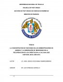 SECCIÓN DE POST GRADO EN CIENCIAS ECONÓMICAS