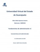 CARACTERÍSTICAS DEL ADMINISTRADOR.