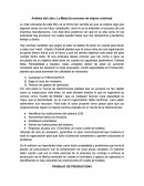 Análisis del Libro: La Meta (Un proceso de mejora continua)