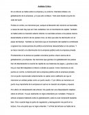 Análisis Critico sobre la empresa y su entorno