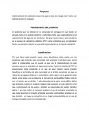 Implementación de calentador casero de agua a base de energía solar hecho con botellas de pet en Zaragoza