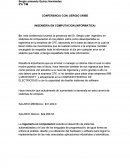 CONFERENCIA CON: SERGIO URIBE INGENIERIA EN COMPUTACION (INFORMATICA)