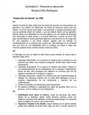 Desarrollo de líderes. Actividad E - Dirección y ejecución