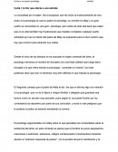 Ensayo cartas a una joven psicologa