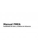 Manual FMEA Posibilidad de falla y análisis de influencia