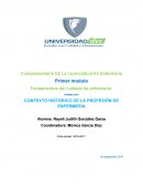 CONTEXTO HISTÓRICO DE LA PROFESIÓN DE ENFERMERÍA