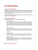 ¿Qué es el desempleo? Tipos de desempleo